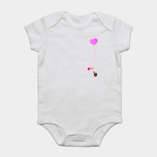 I Heart Mitzi Baby Bodysuit by JoTheZette